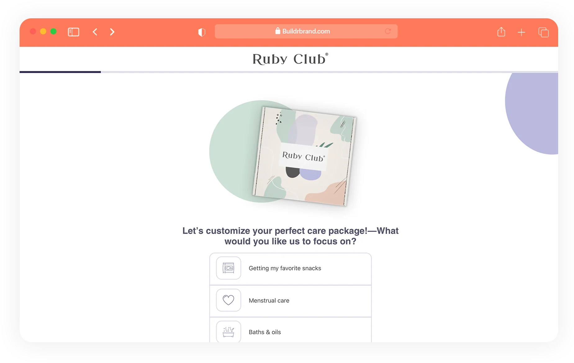 Website-Gestaltung für Ruby Club